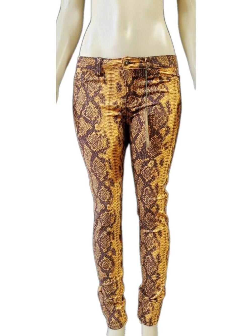 Watch LA. Women's Jrs. Size 5 Modern stretch animal print legging Jeans  NWT #Z